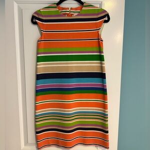 Stunning multi-colored striped dress